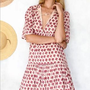 India Collection By Emerson Fry Isla dress in Alma Organic, like new. Size M/L